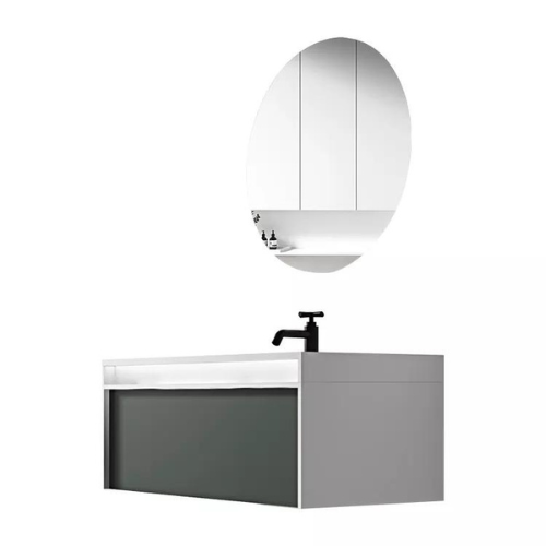 mirror cabinet basin bathroom vanity