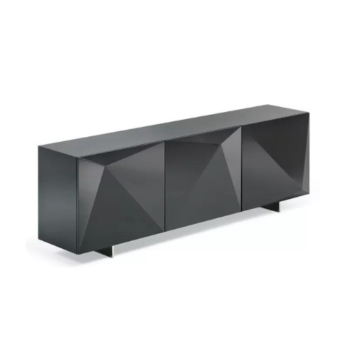 Mirrored High Gloss Wooden Sideboard