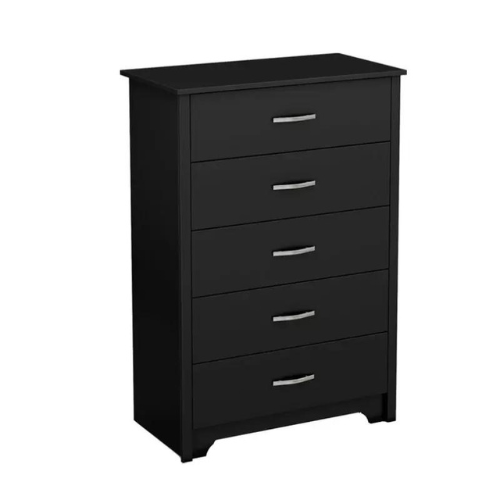 Bedroom Tall Slim 5 Drawers Wooden Chest Of Drawers Draws